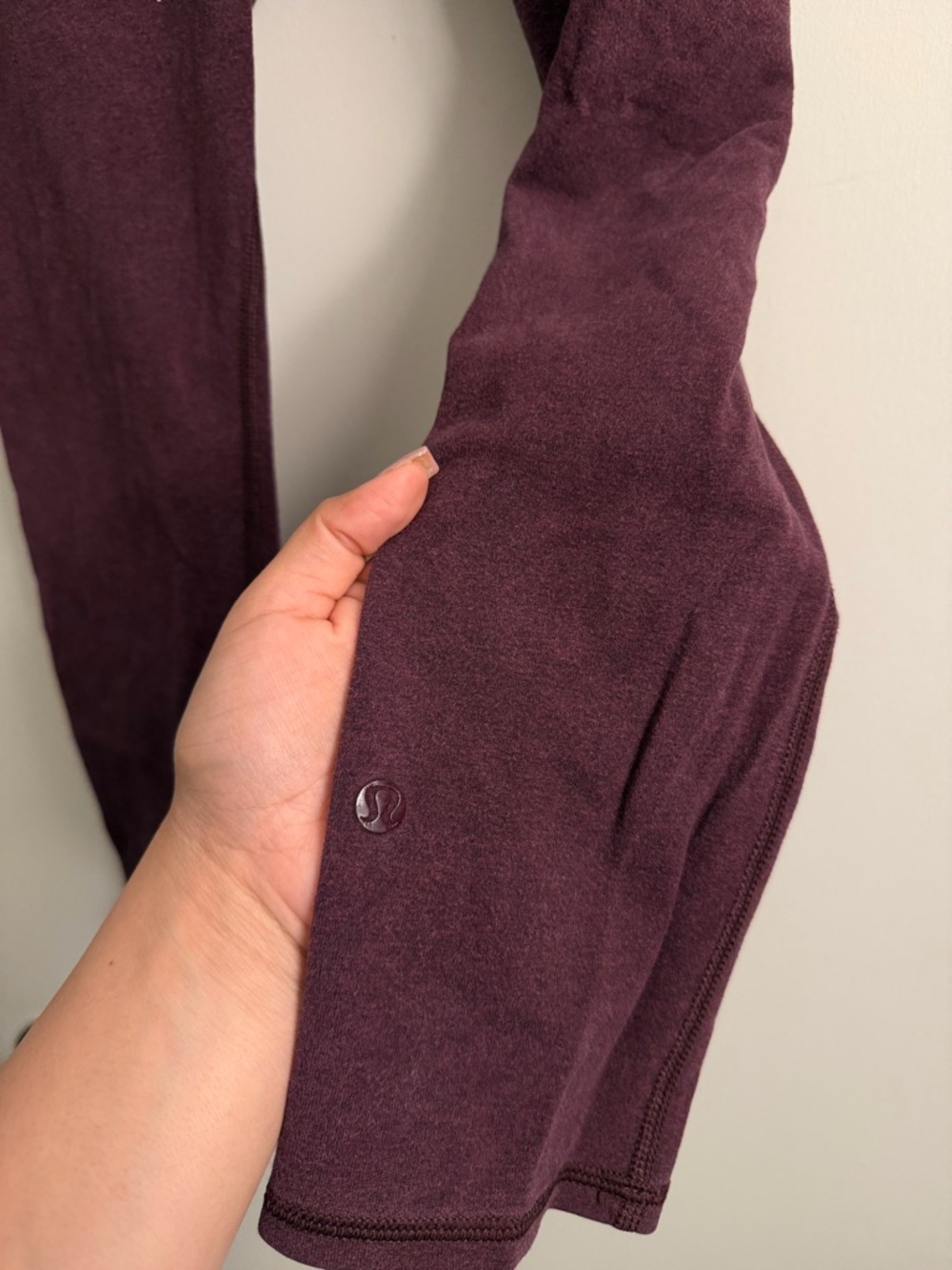 lululemon athletica V-Seam High-Rise Leggings in Plum - Picture 3 of 3
